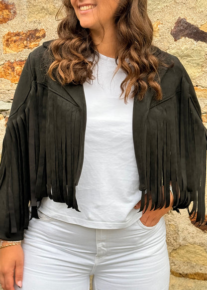 Veste à franges